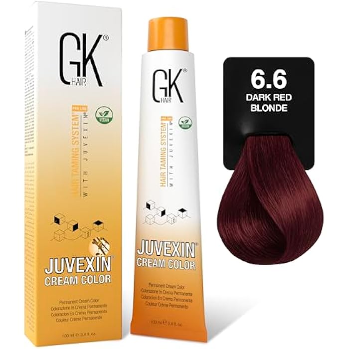GK Hair Gkhair color - 6.6 dark red blonde - Image 1